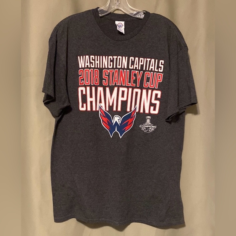 Washington Capitals 2018 Stanley Cup Champions Delta Pro Weight Graphic Tee L